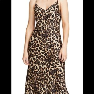 Nation LTD. Sofia leopard slip dress